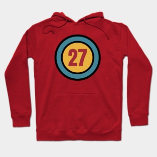 The Number 27 - twenty seven - twenty seventh - 27th Hoodie